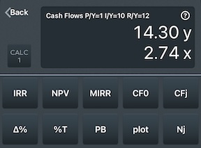 cashFlows