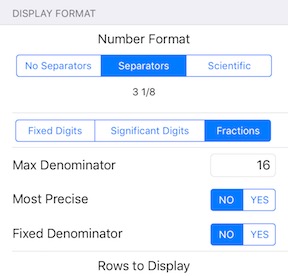 options view