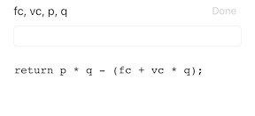 Formula editor