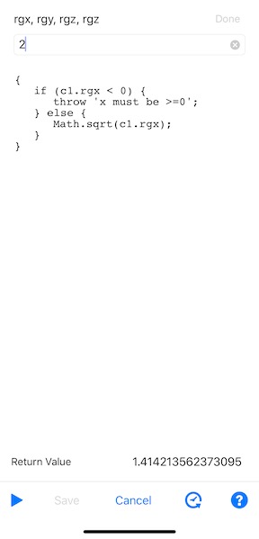 Formula editor
